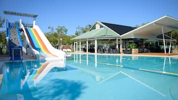 Indoor pool, pool loungers