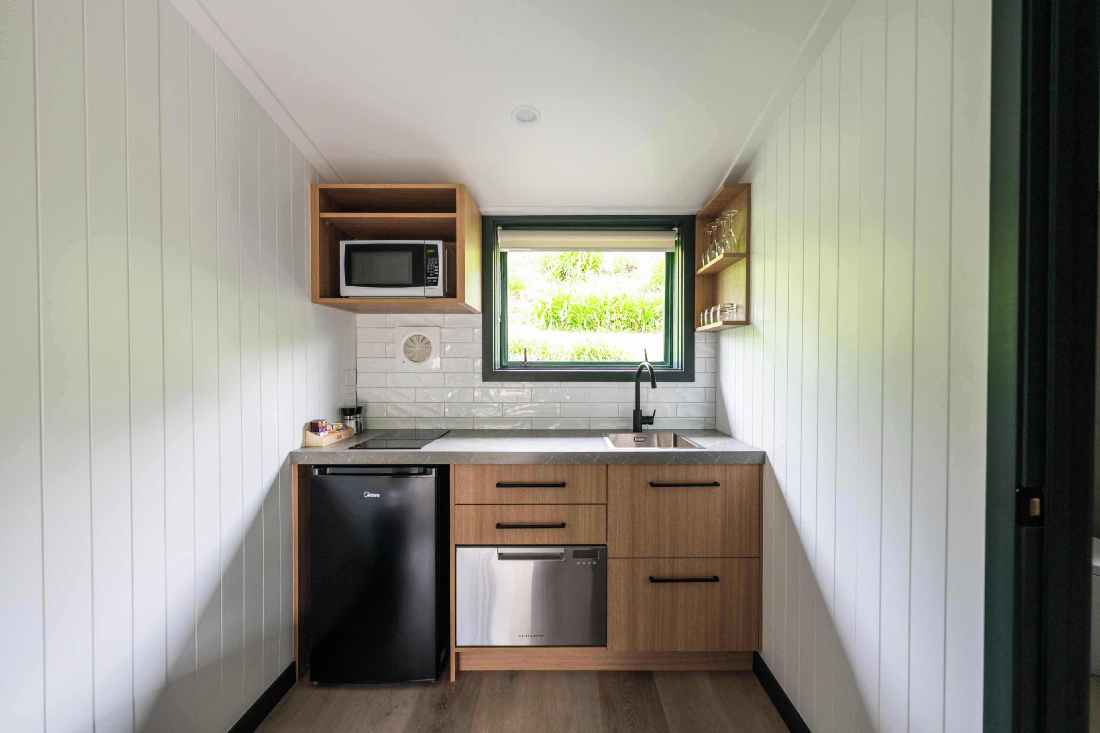 開放式客房 | 私人廚房 | 冰箱、微波爐