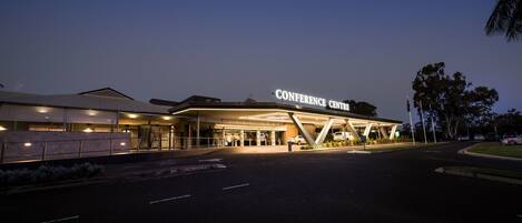 Front of property – evening/night