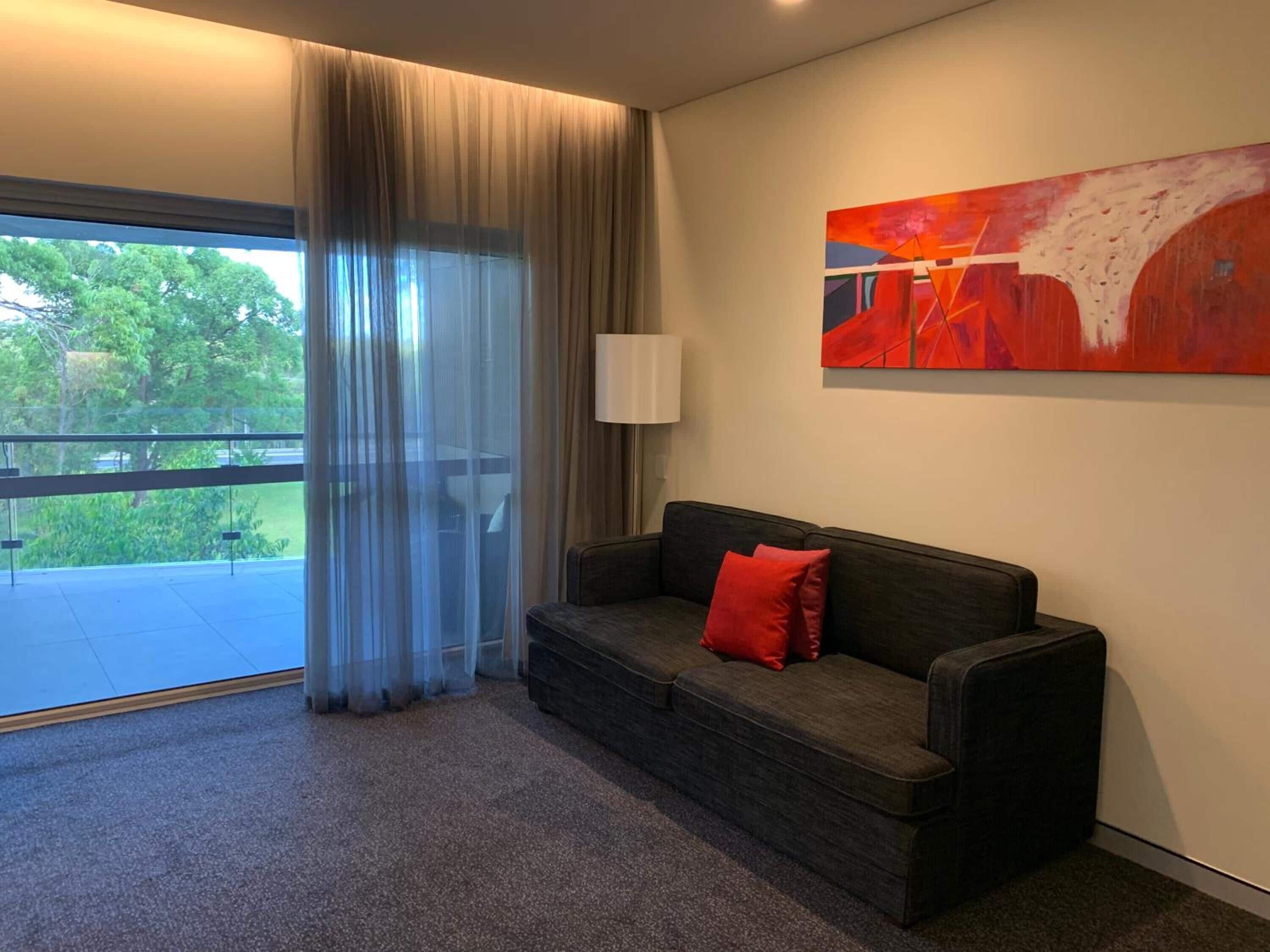 deluxe suite | living room | lcd tv, pay films