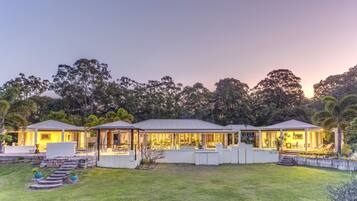 Outdoor wedding area