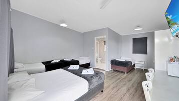 Family Motel Room For 5 | Soundproofing, iron/ironing board