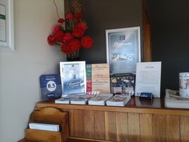 Check-in/check-out kiosk