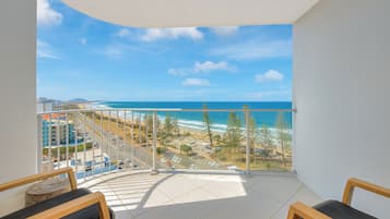 Penthouse #55 Premium Ocean View with Enclosed Roof Top | Premium bedding, individually decorated, individually furnished