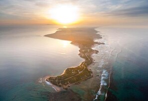 Beach nearby, white sand