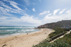 Beach nearby, white sand