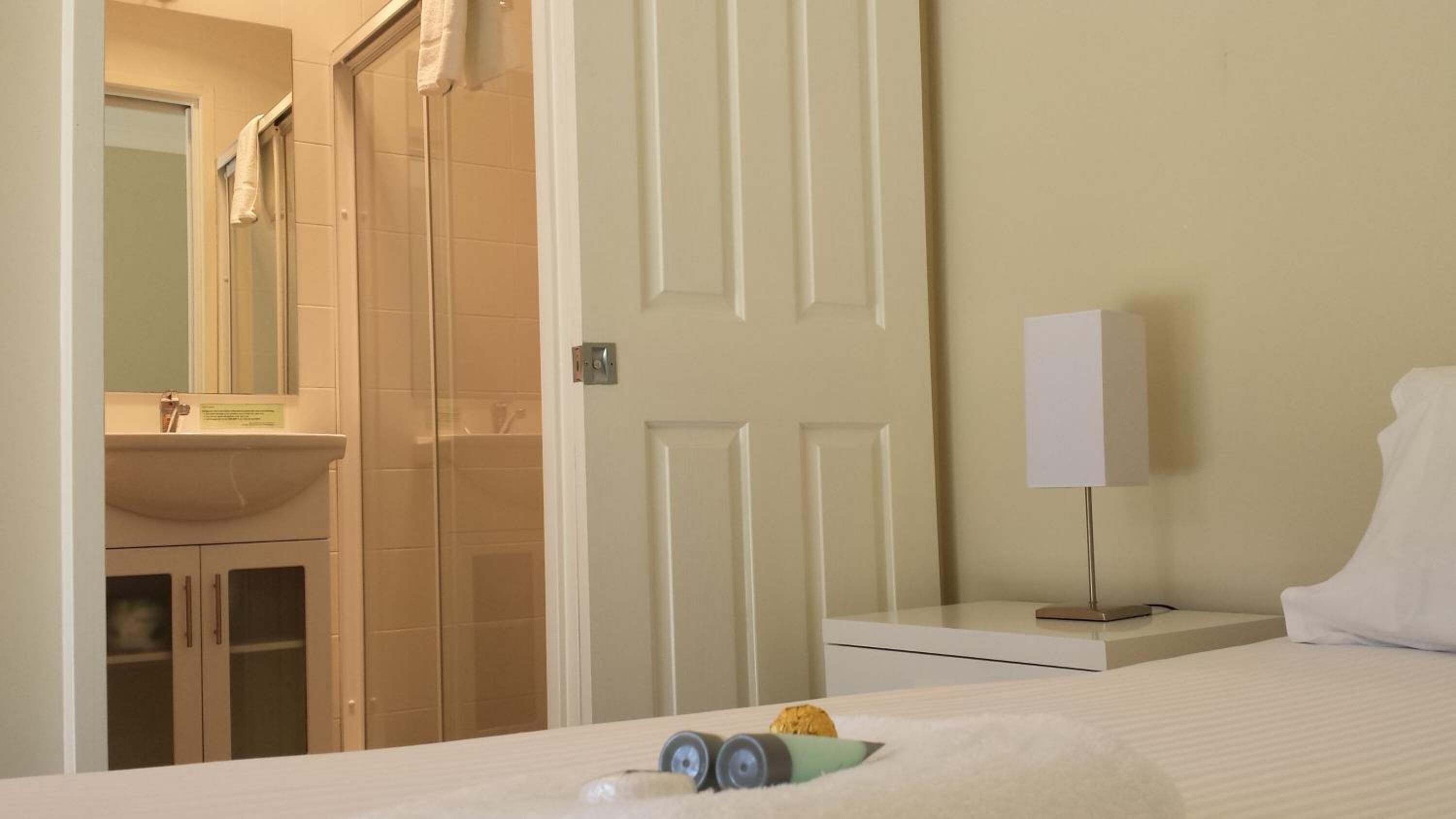 Individually furnished, iron/ironing board, bed sheets