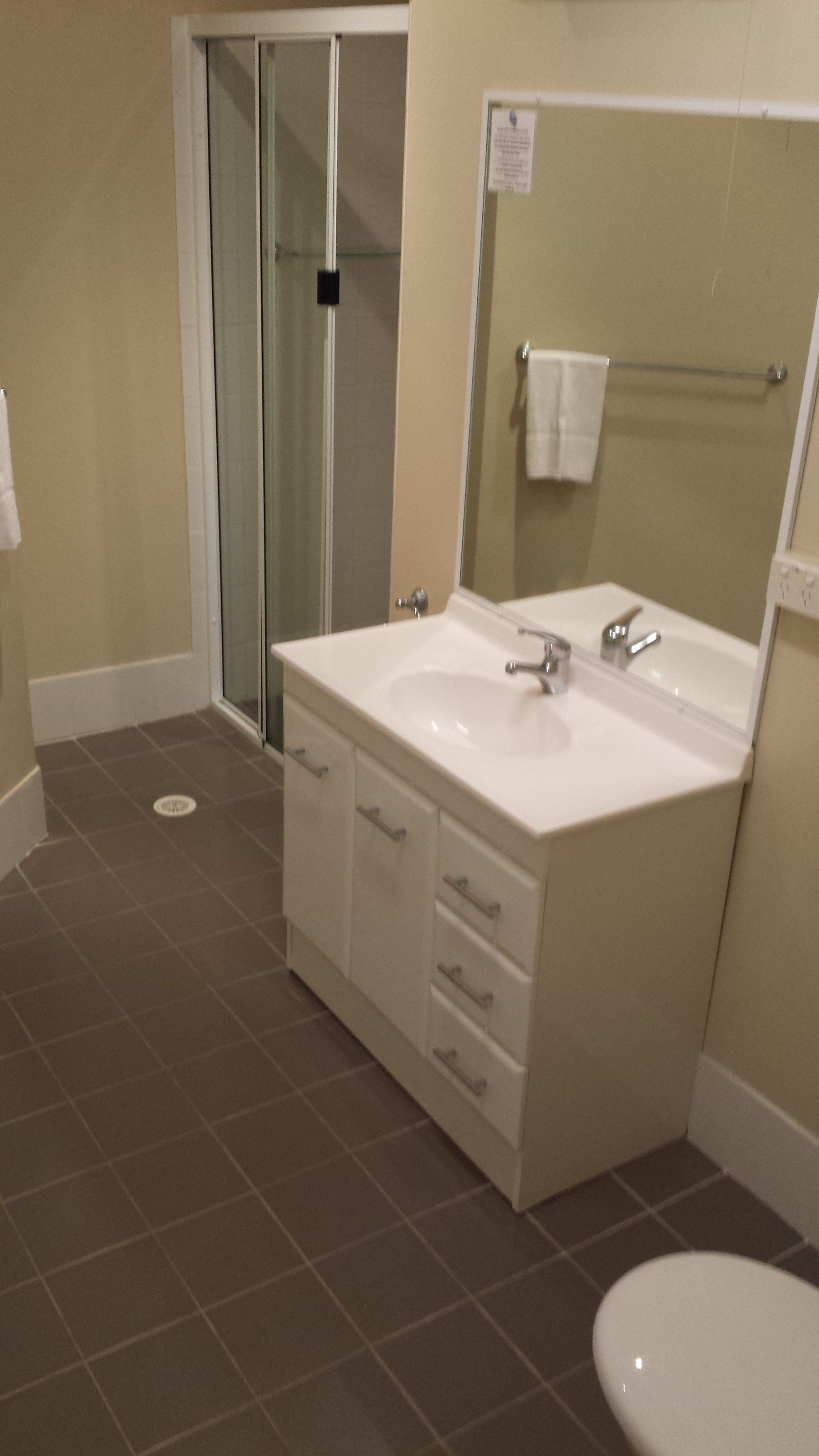 house - 3 bedroom  | bathroom | shower, hair dryer, towels, soap