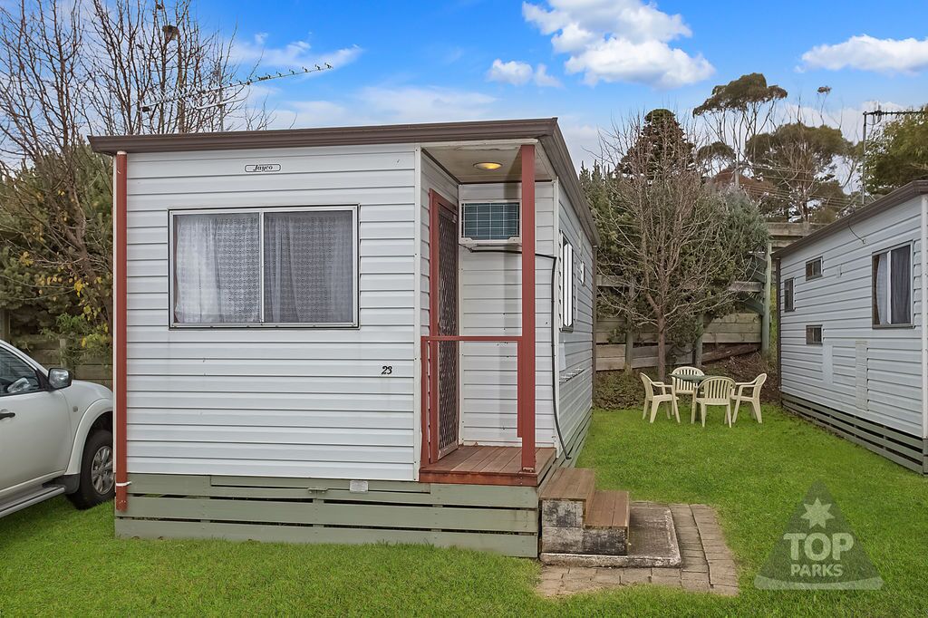 Economy-Chalet, 2 Schlafzimmer, mit Bad (Twin Share Linen Surchrg & Pay at Htl) | Individuell dekoriert, individuell eingerichtet, Verdunkelungsvorhänge