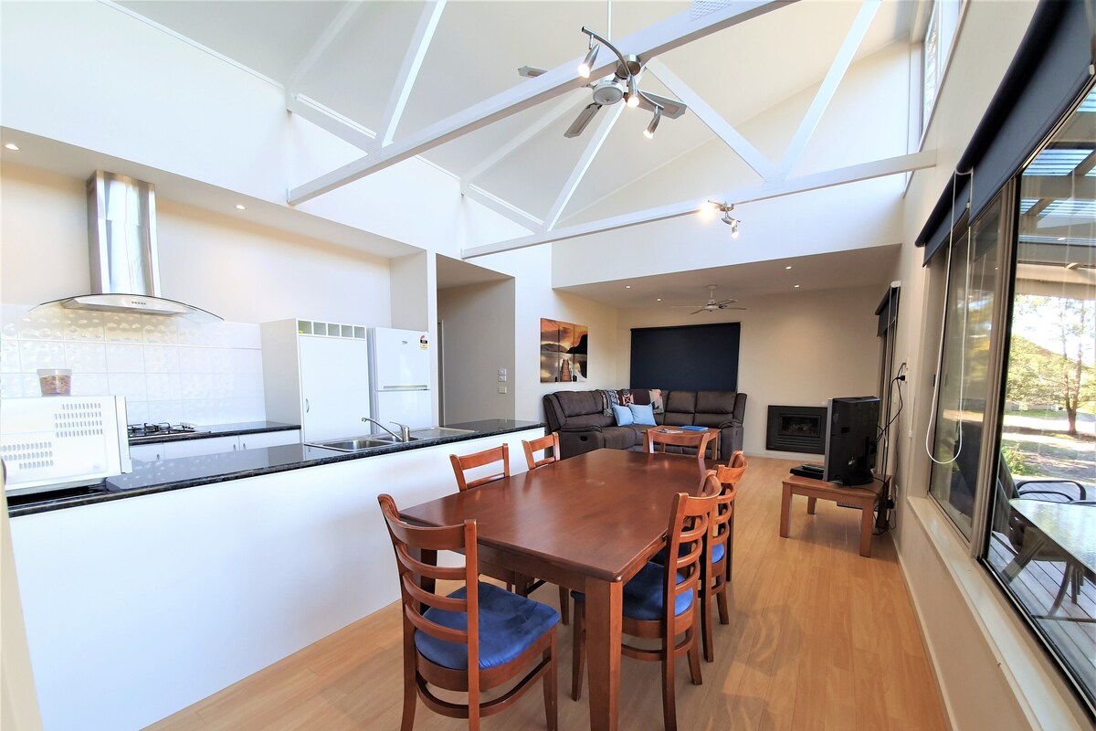 Standard Cabin, 2 Bedrooms, Non Smoking, Kitchen (disabled friendly) | Living area | Plasma TV, DVD player