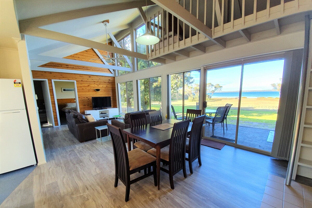 Standard Cabin, 2 Bedrooms, Non Smoking, Kitchen (& loft sleeps 6) | Living area | Plasma TV, DVD player