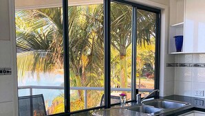 3 Bedroom Apartment - Waterfront | Private kitchen | Full-size fridge, microwave, oven, stovetop