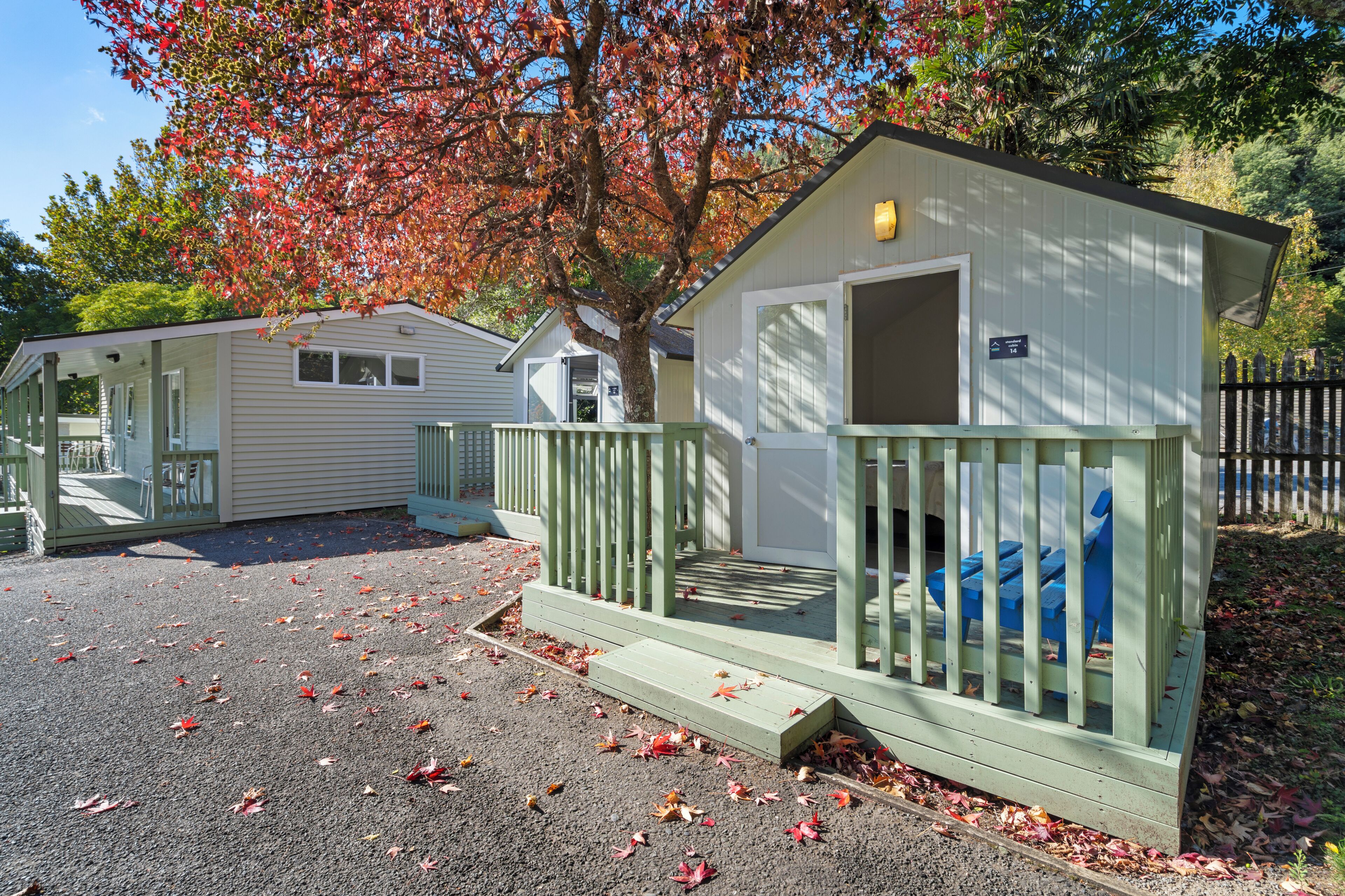 Standard Cabin (queen & bunk) | Terrace/patio