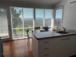 Standard Cottage, 2 Bedrooms, Non Smoking, Lake View (Acacia Cottage) | Living area | Flat-screen TV, fireplace, DVD player