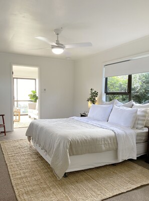 Standaard cottage, 1 slaapkamer, uitzicht op oceaan | Luxe beddengoed, individueel gemeubileerd, geluiddichte muren