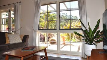 Luxury-Chalet, 2 Schlafzimmer | Ausblick vom Zimmer