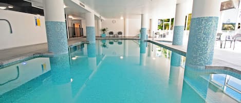 Indoor pool, outdoor pool
