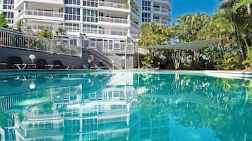 Indoor pool, outdoor pool