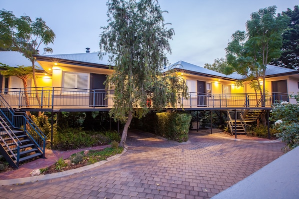 Front of property - evening/night