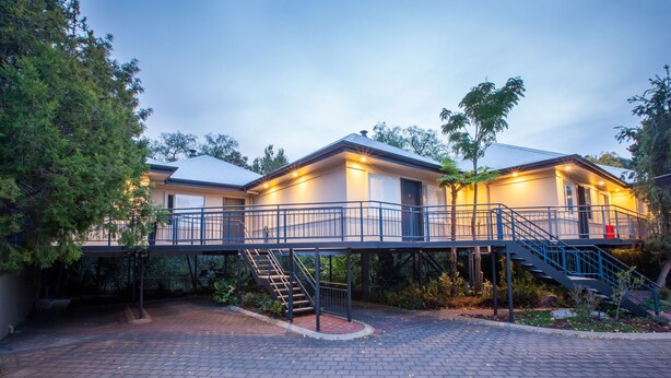 Front of property - evening/night - The Mill Apartments (Clare)