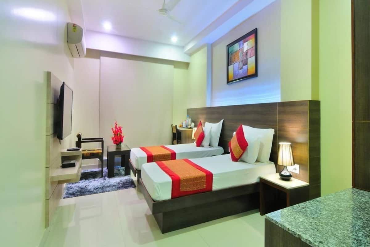 1 bilik tidur, peralatan tempat tidur premium, bar mini