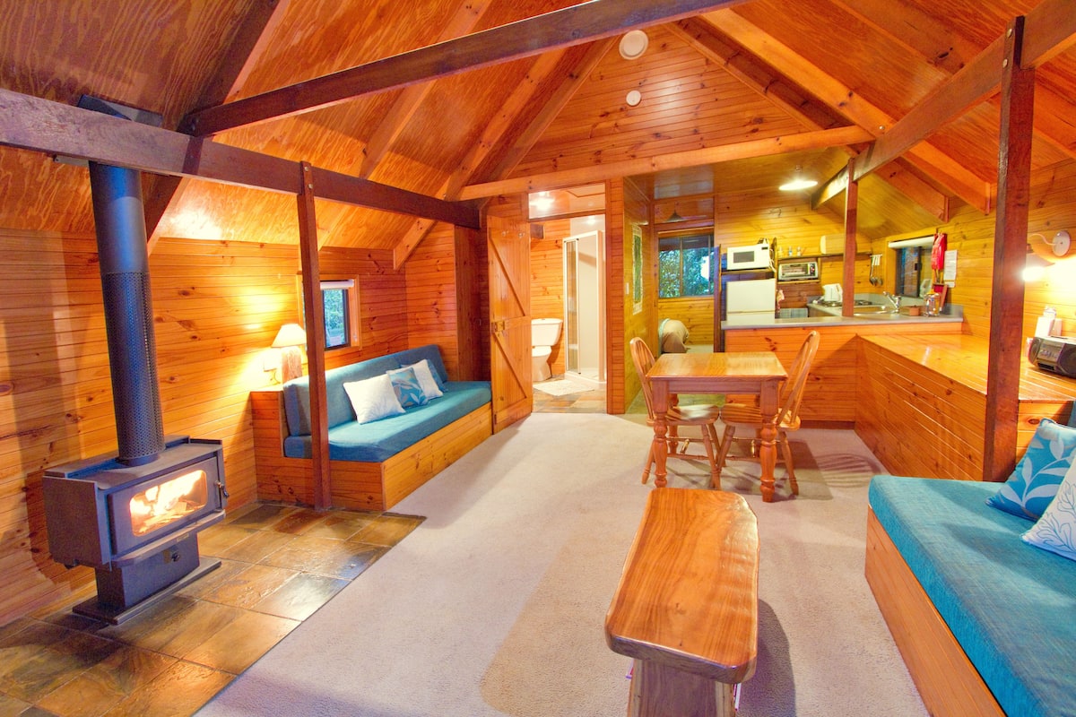 Flat-screen TV, fireplace, iPod dock