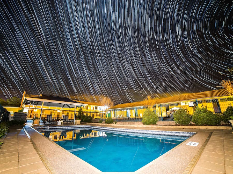 Alberca al aire libre