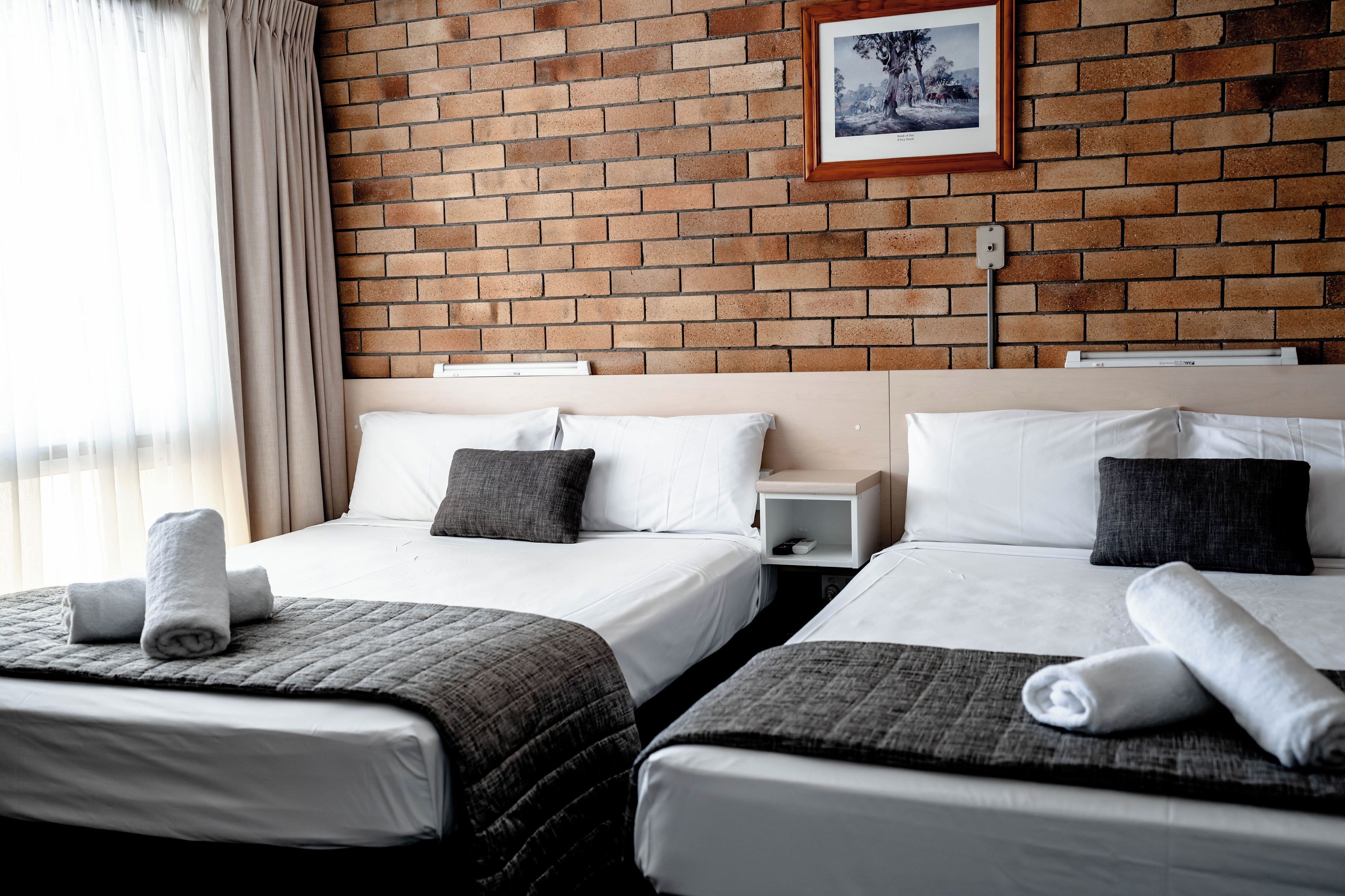 Queen Two Beds | Desk, iron/ironing board, free WiFi, bed sheets