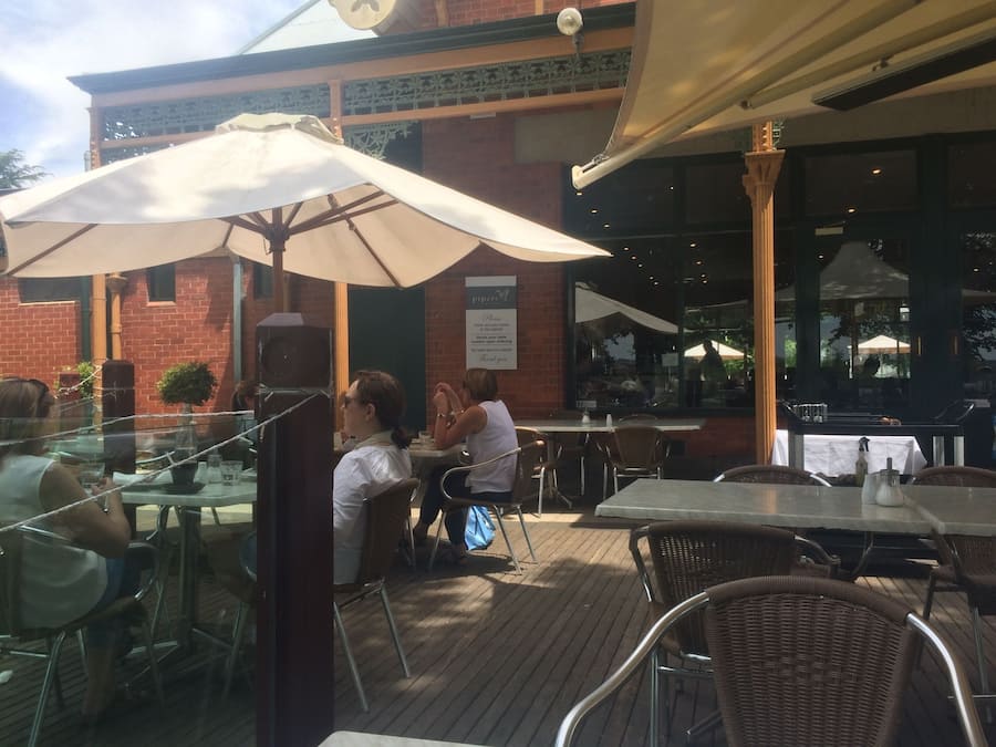 Vue depuis lâhĂ©bergement