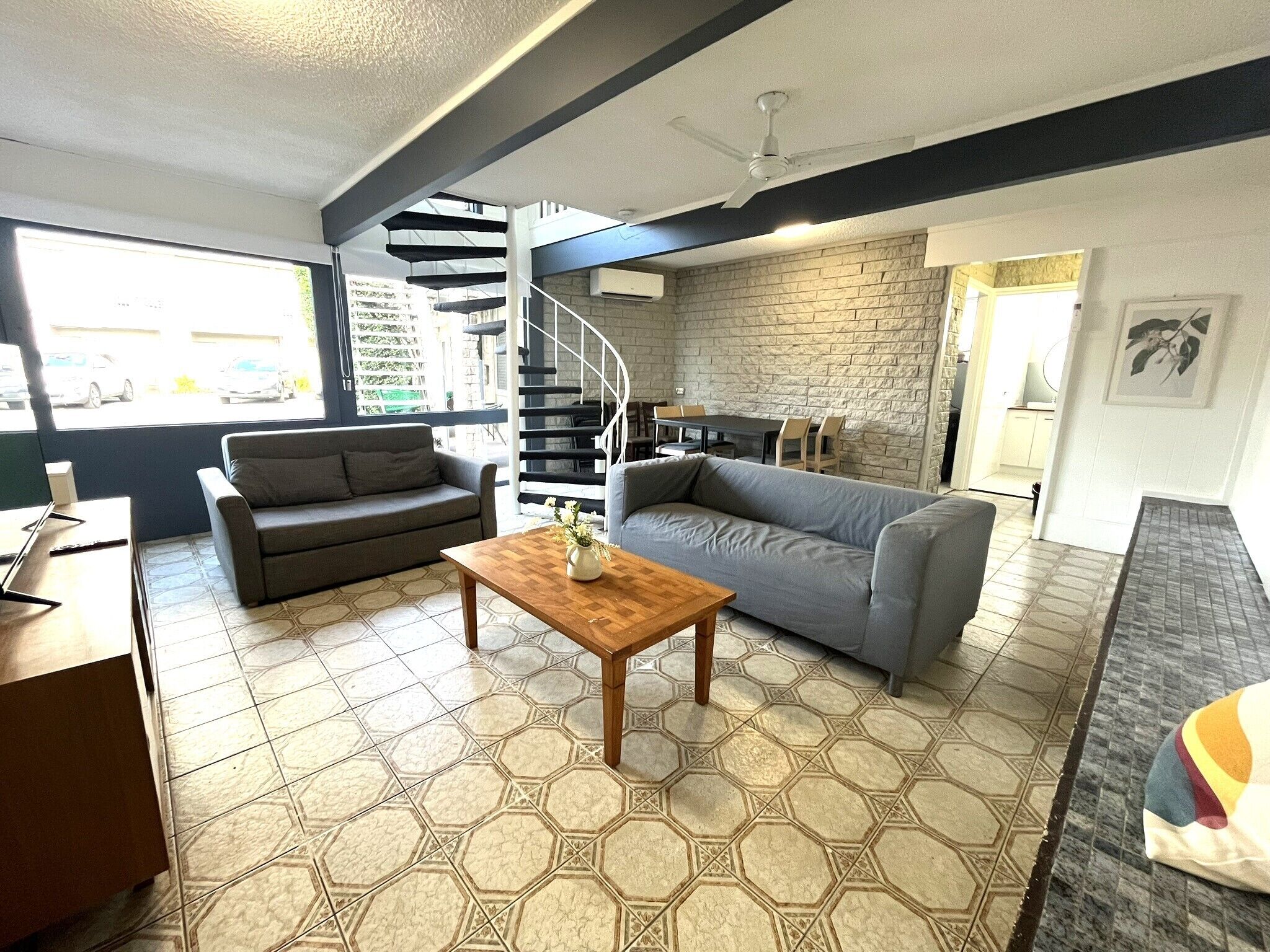 Loft | Living area | 40-inch LED TV with digital channels