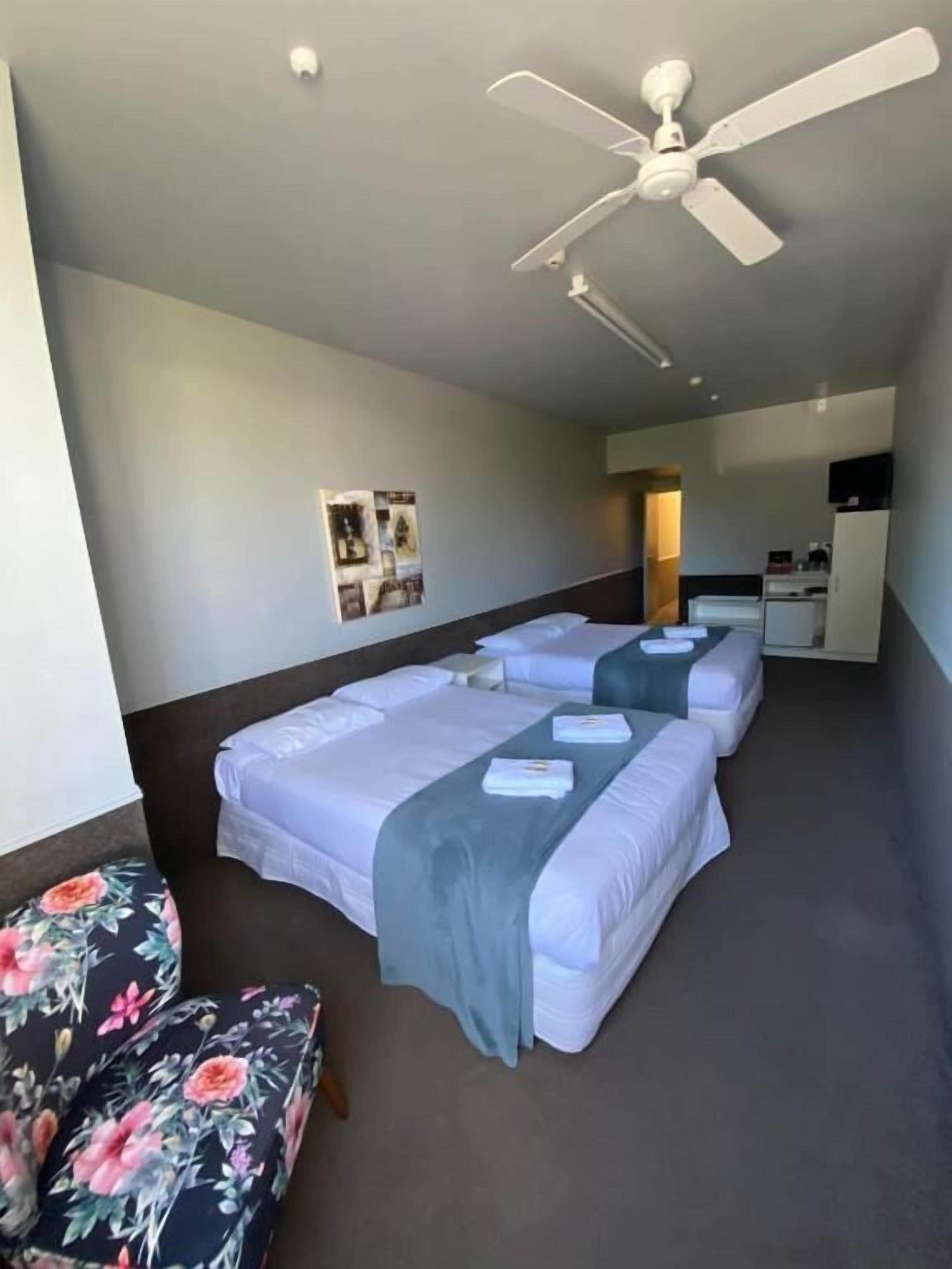 Classic-værelse - 2 queensize-senge | Lydisolering, gratis Wi-Fi, sengetøj