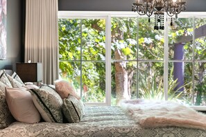 Premium bedding, individually decorated, individually furnished