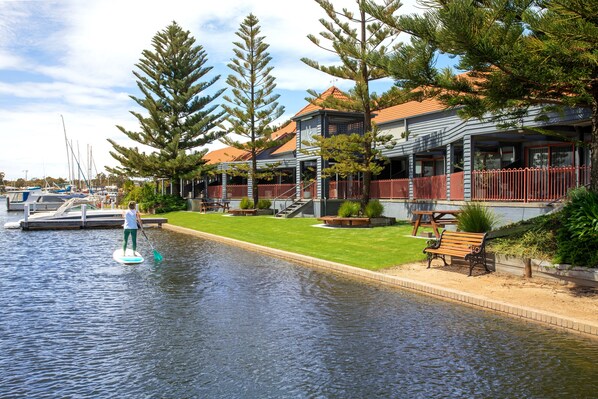 Façade de l’hébergement