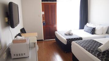 Kamar Double atau Twin | Kedap suara, Wi-Fi gratis, dan seprai linen