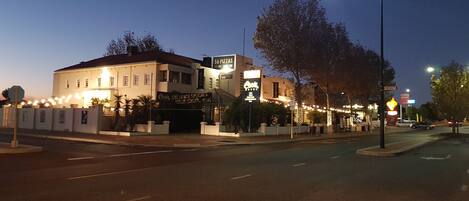 Front of property - evening/night