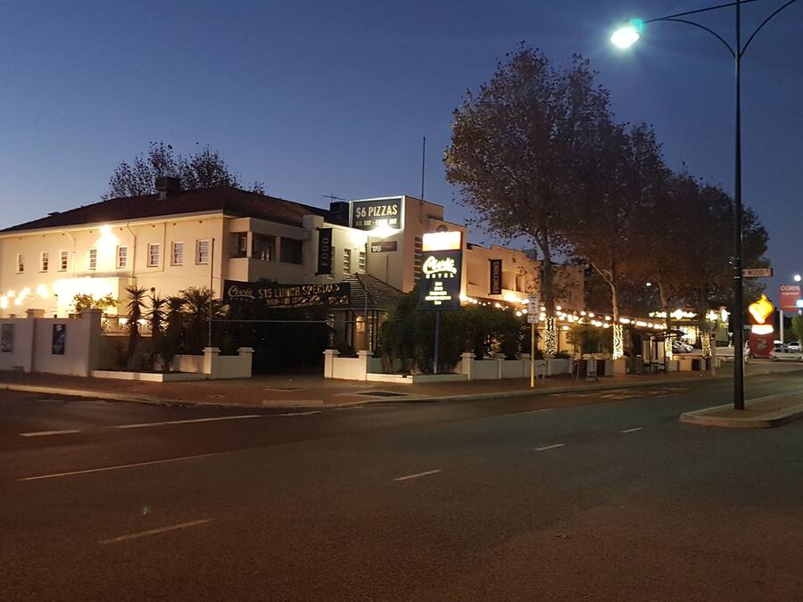 Front of property - evening/night