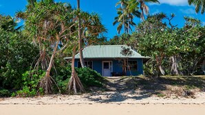 Basic Bungalow (Budget Fale) | View from room - Royal Sunset Island Resort (Atata Island)