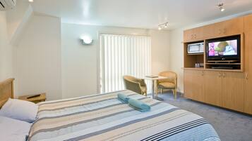 Iron/ironing board, cots/infant beds, free WiFi, bed sheets