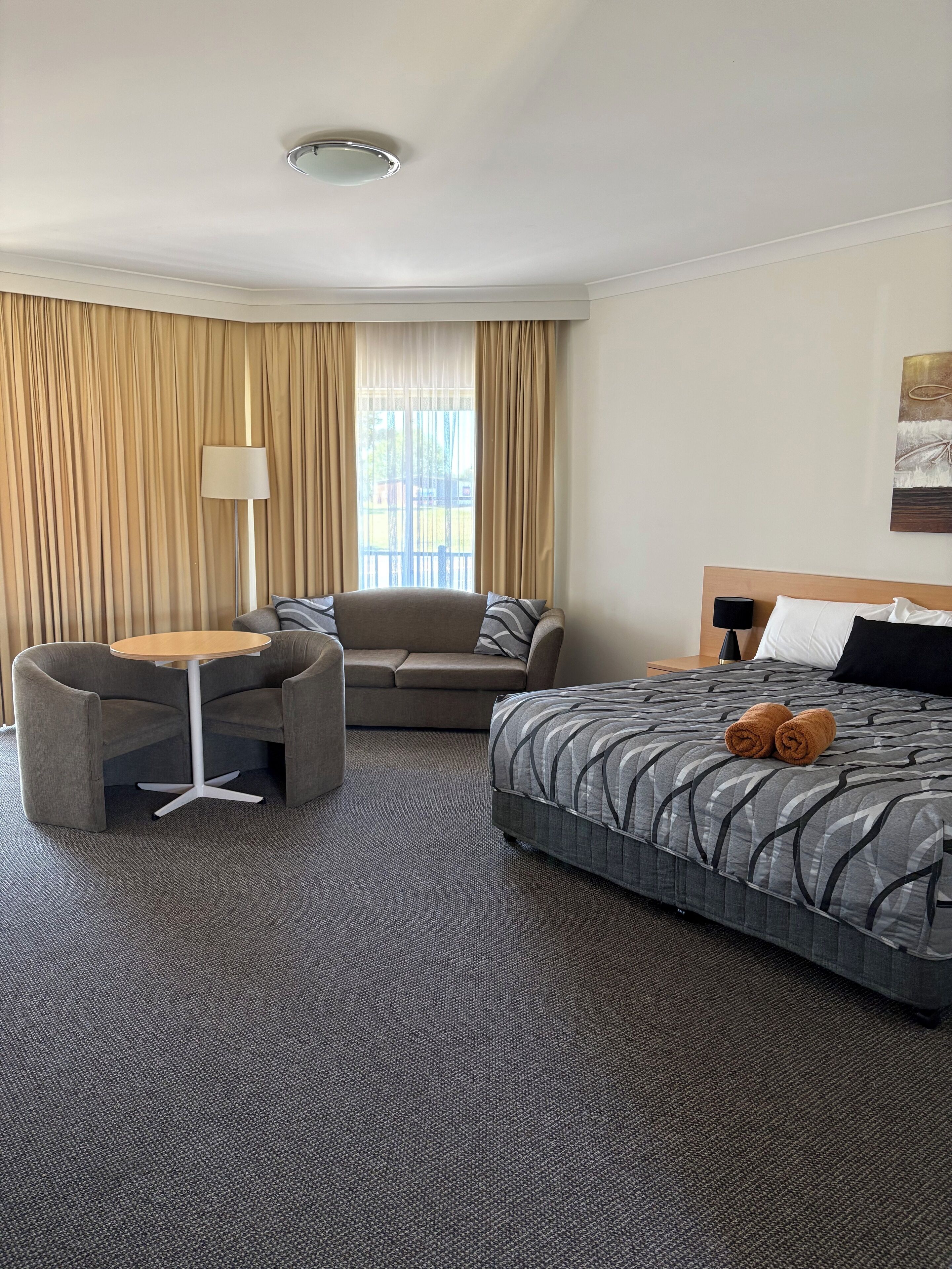 Minibar, escritorio, tabla de planchar con plancha y wifi gratis 