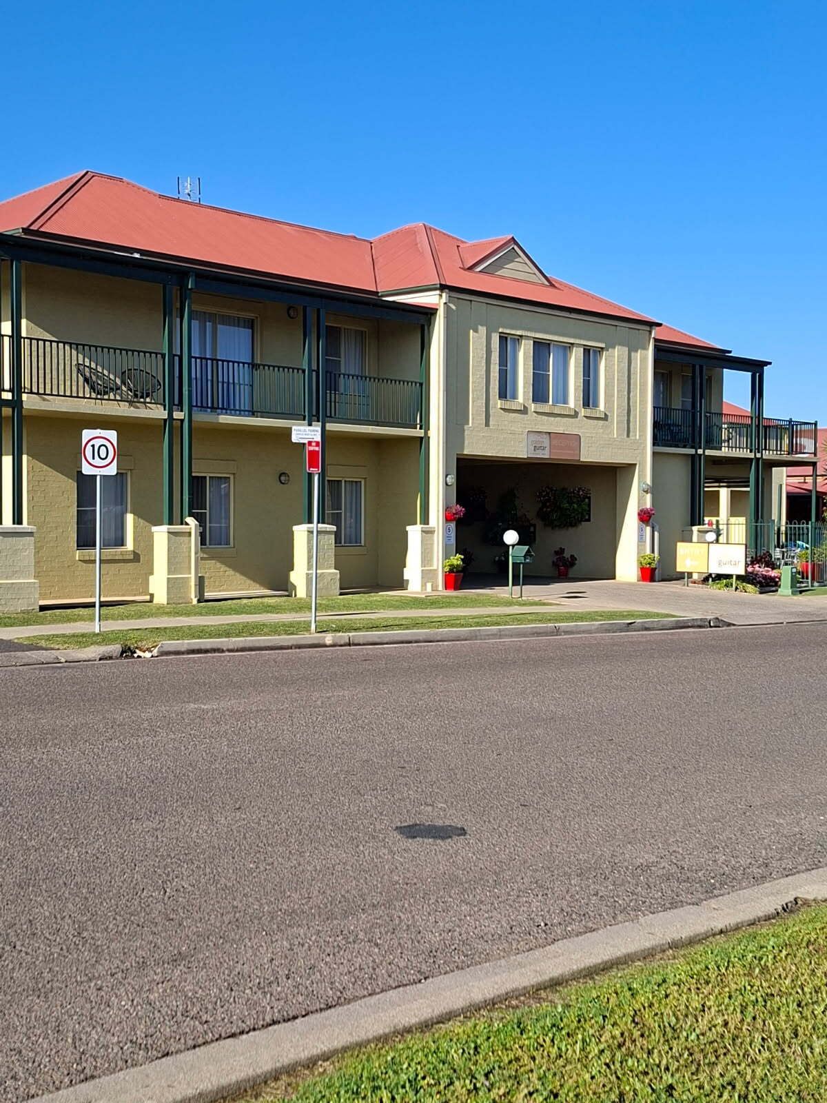 Overnatningsstedets facade
