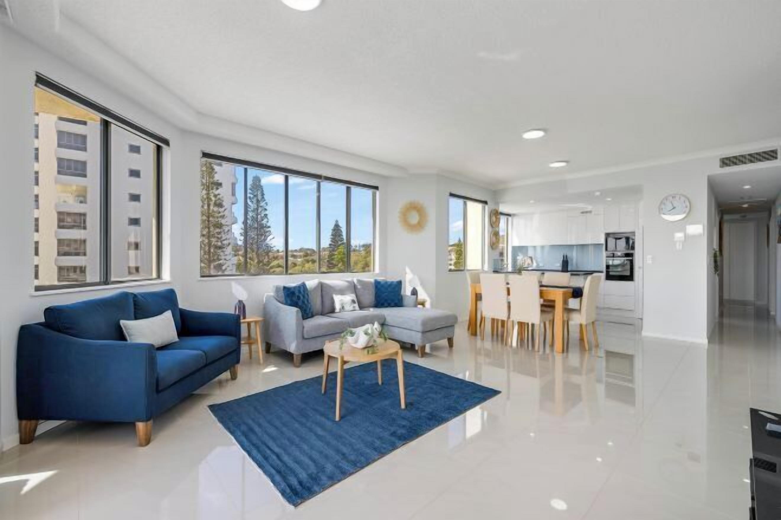 40-inch flat-screen TV with cable channels, TV, DVD player