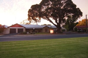 Front of property – evening/night