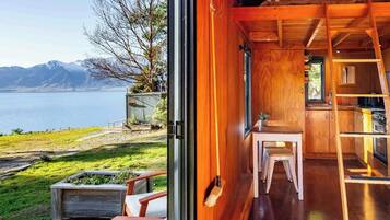 Classic Mobile Home, 1 Loft Double Bed, Kitchenette, Lake View | 2 bedrooms, bed sheets