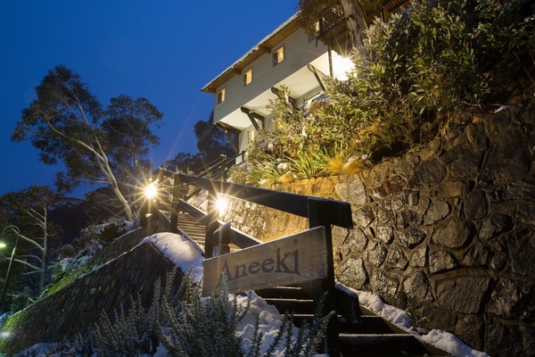 Front of property – evening/night