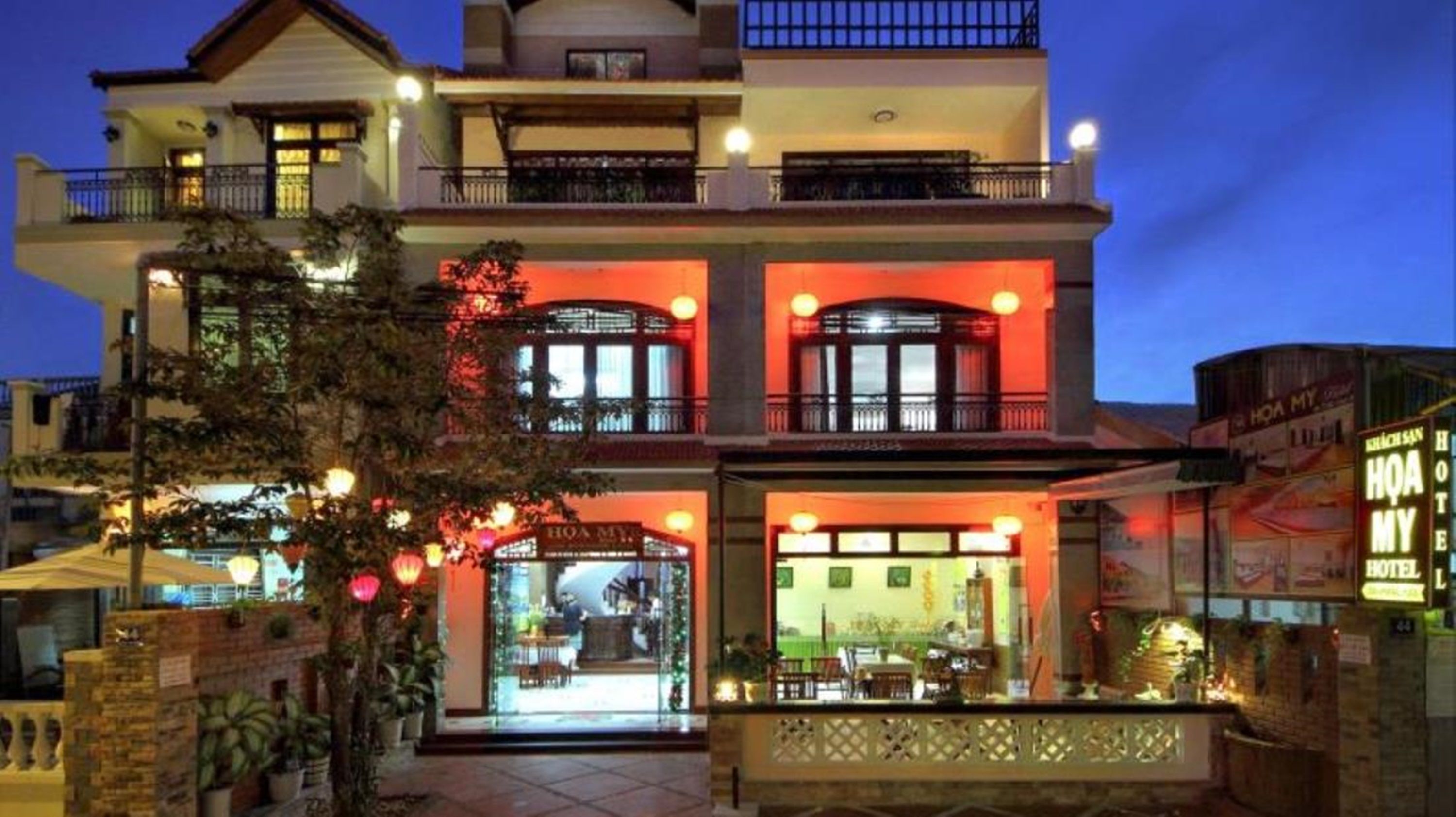 front of property – evening/night