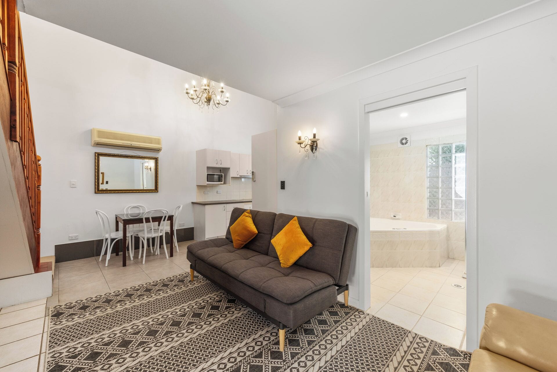 Apartment, 1 Bedroom | Living area | LED TV, DVD player