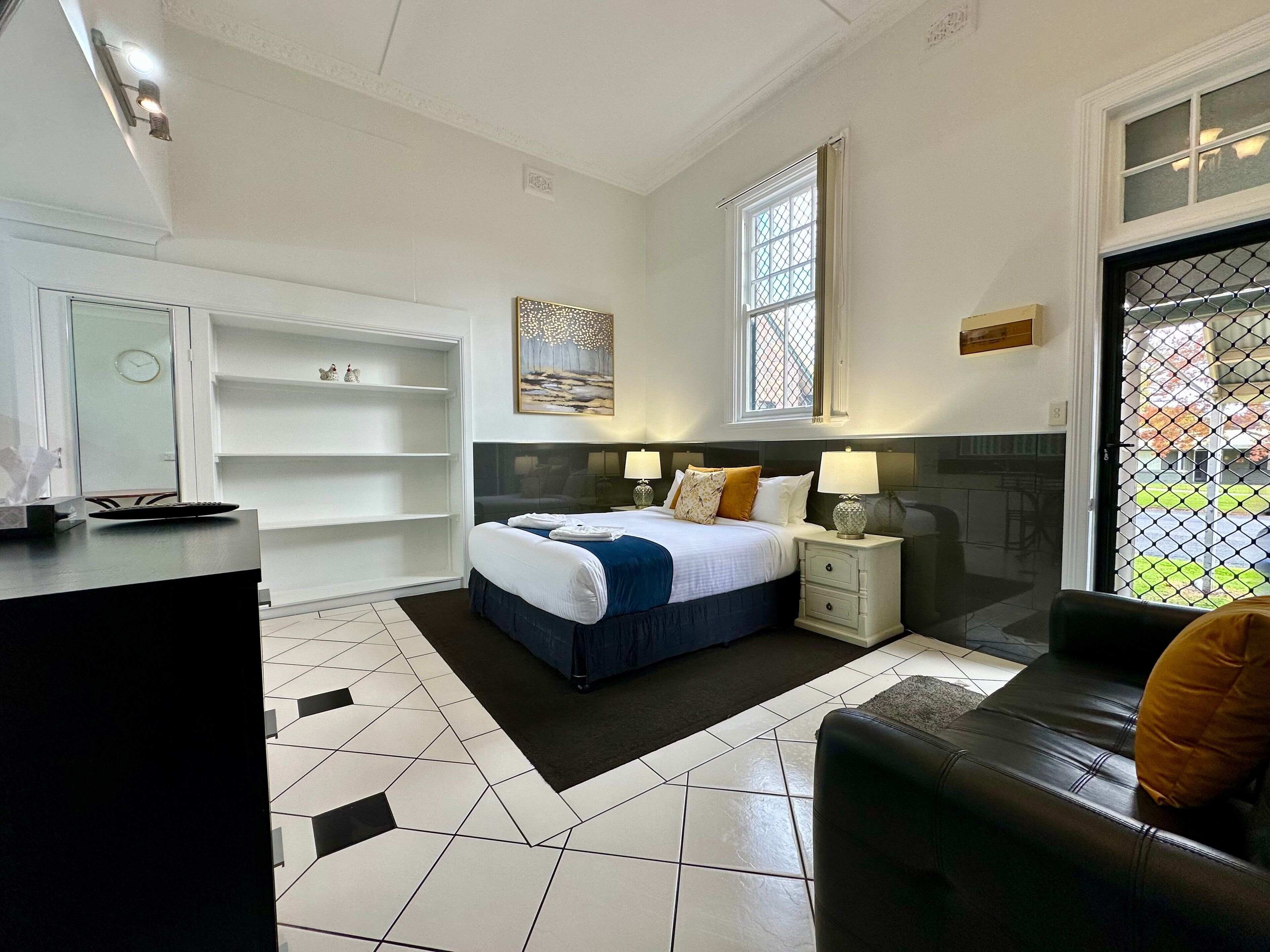 studio | 3 bedrooms, premium bedding, down duvets, individually decorated