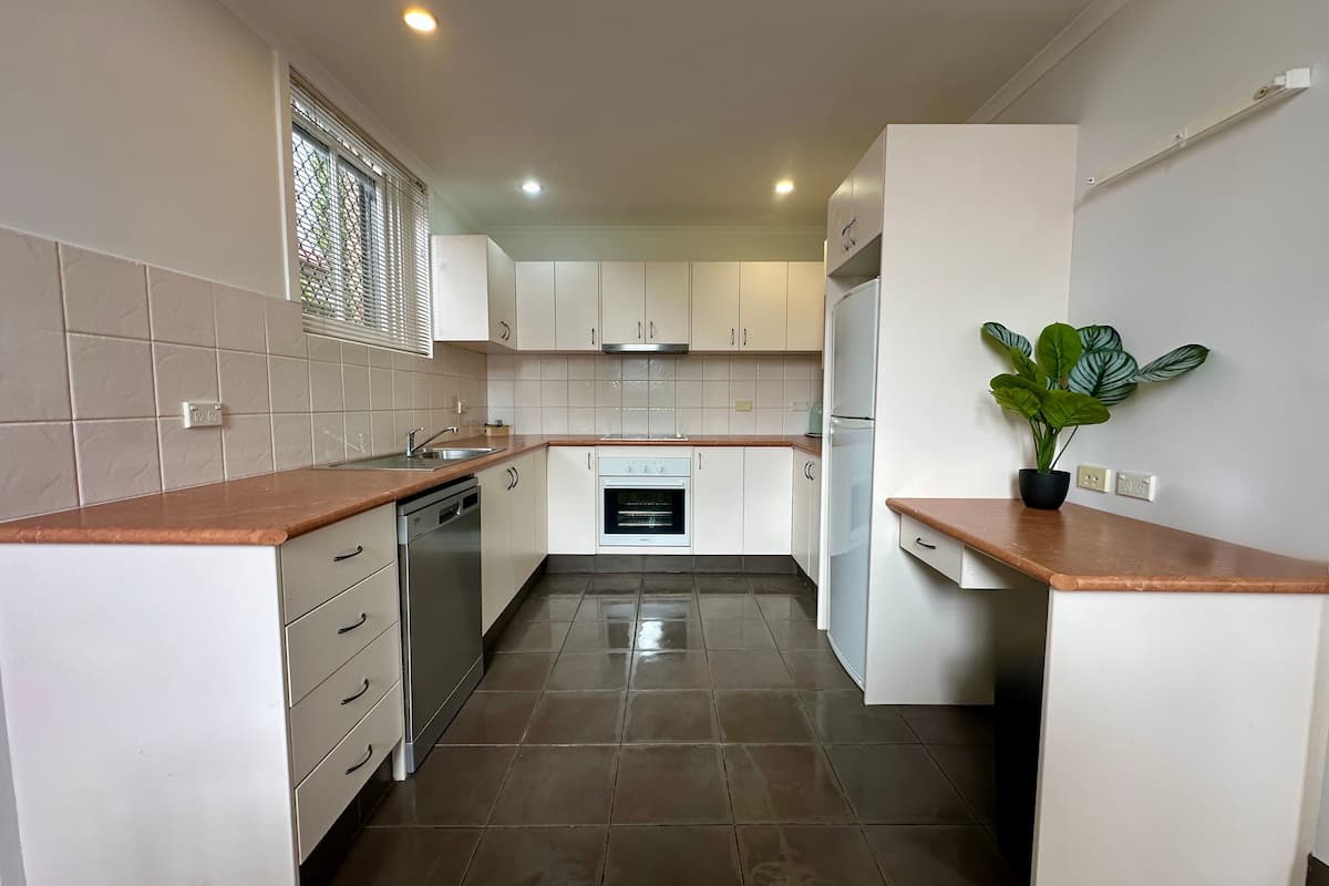 apartment | private kitchen | full-sized fridge, microwave, stovetop, electric kettle