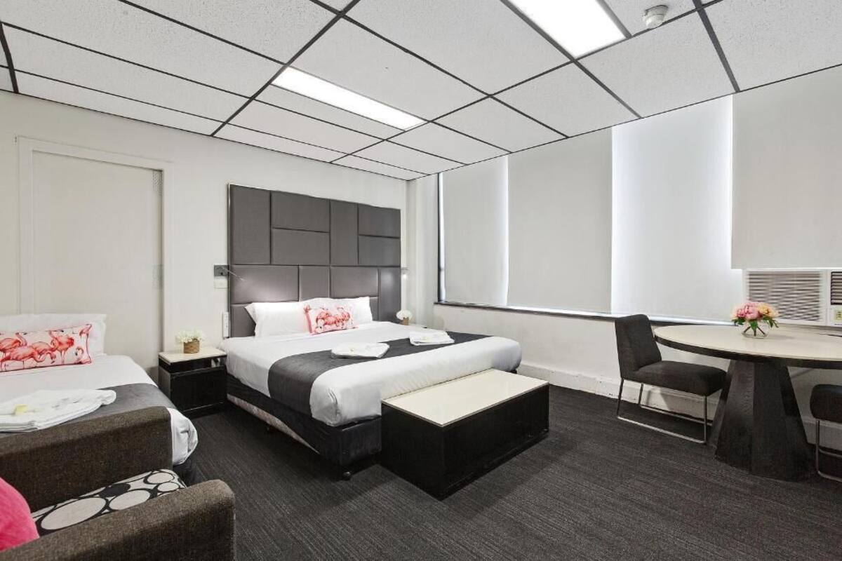 Premium bedding, iron/ironing board, rollaway beds, free WiFi