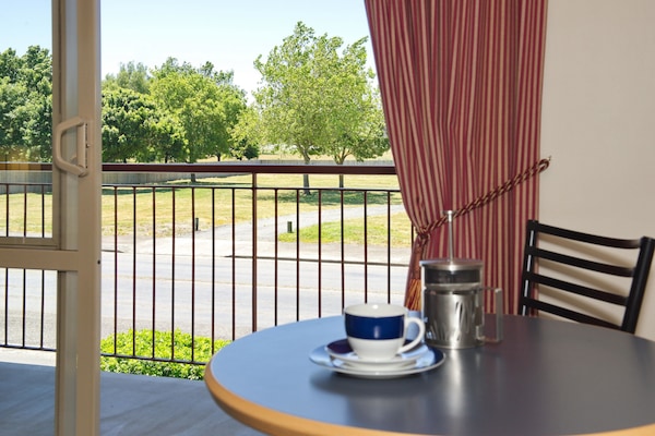 1 bedroom, individually furnished, blackout drapes, soundproofing